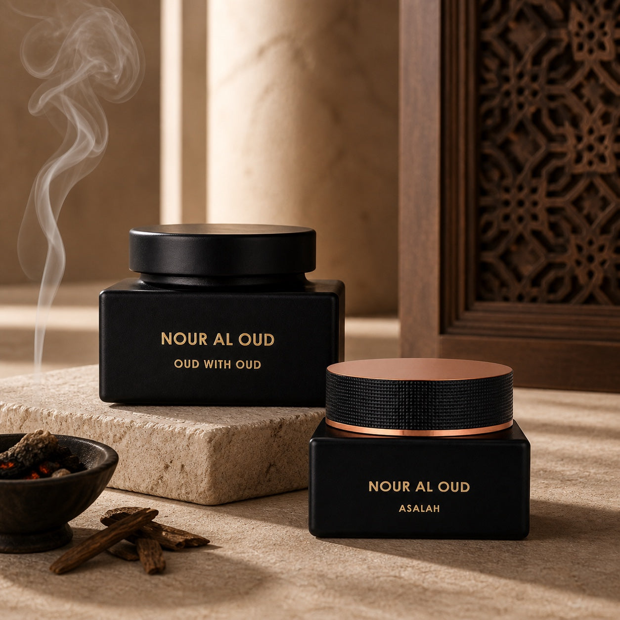 Nour Al Oud oud and incense collection