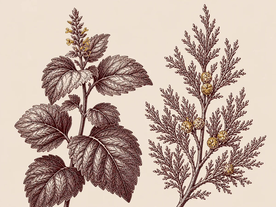 Patchouli, cypress
