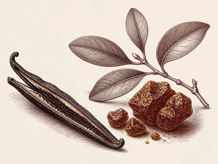 Vanilla, Peru balsam