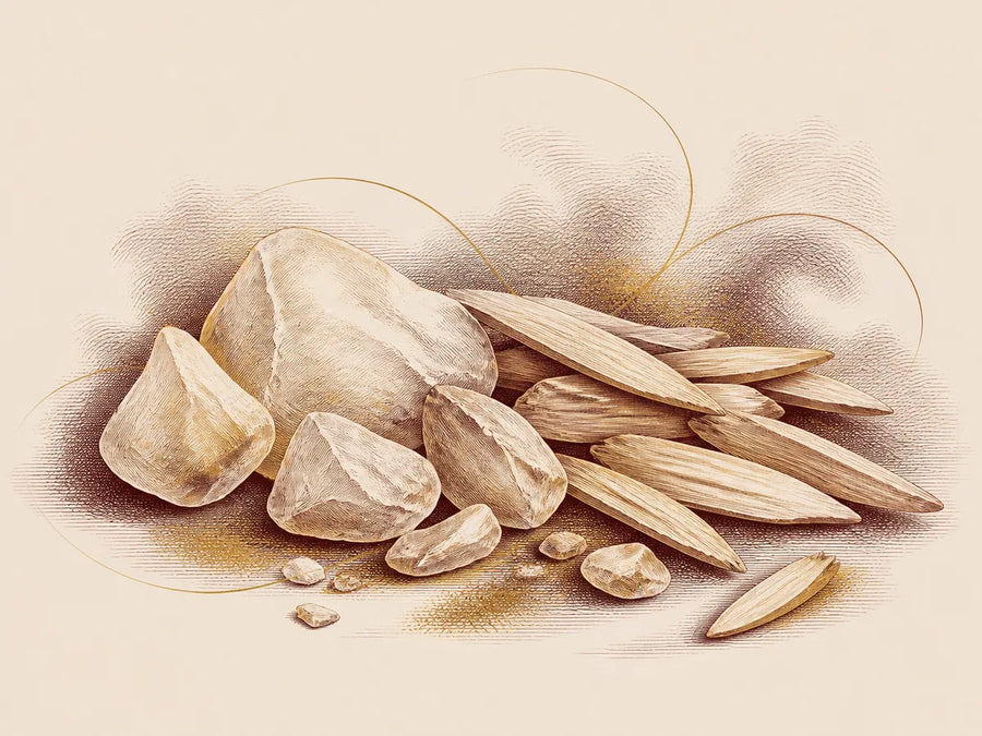 White amber, soft woods