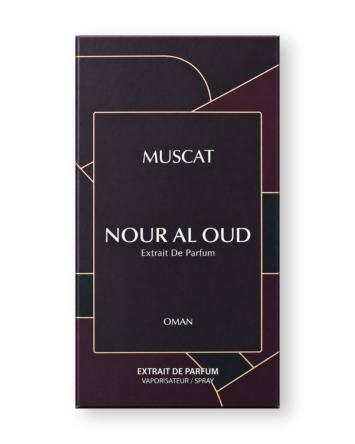 MUSCAT perfume presentation box by Nour Al Oud | علبة عطر مسقط